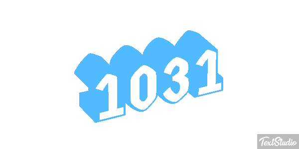 1031 Text effect