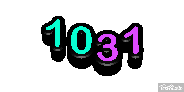 1031 Text effect
