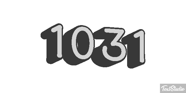 1031 Text effect