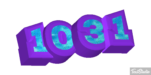 1031 Text effect