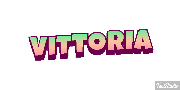 Vittoria Effetto testo