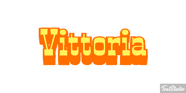 Vittoria Effetto testo