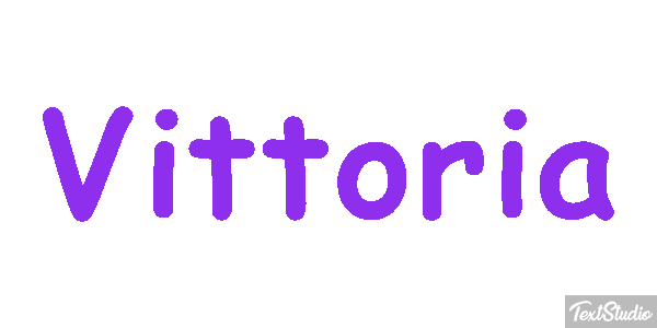 Vittoria Effetto testo