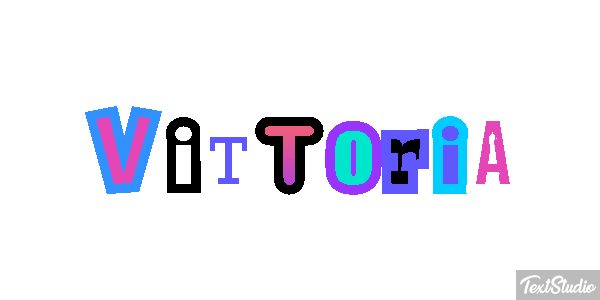 Vittoria Effetto testo