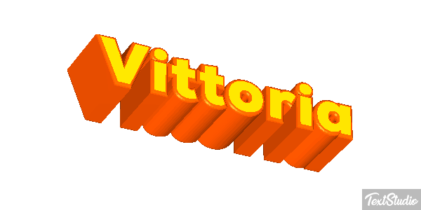 Vittoria Effetto testo