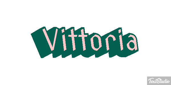 Vittoria Effetto testo