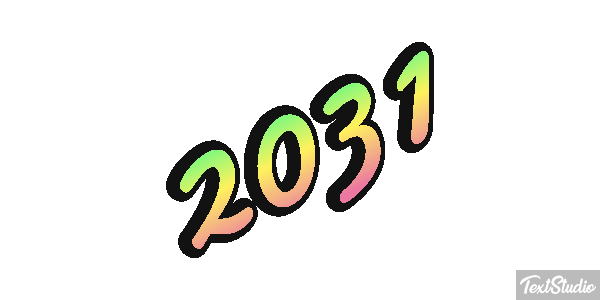 2031 Text effect
