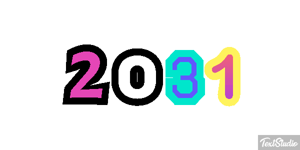 2031 Text effect