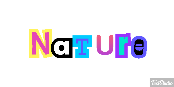 Nature Text effect