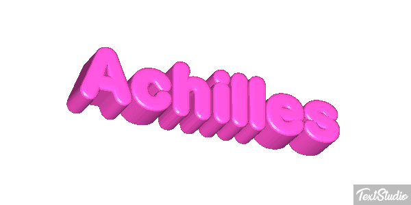 Achilles Text effect