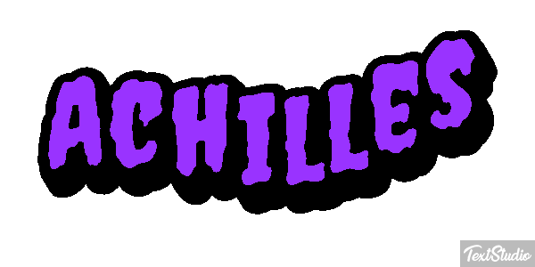 Achilles Text effect