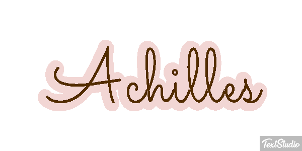 Achilles Text effect