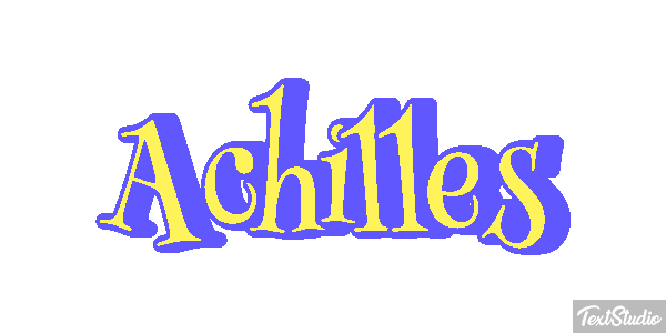 Achilles Text effect
