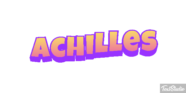 Achilles Text effect
