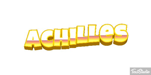 Achilles Text effect