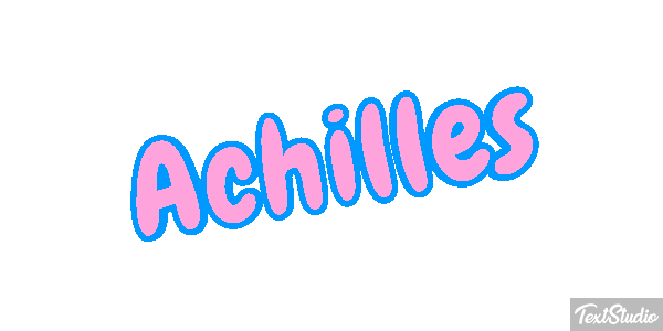 Achilles Text effect