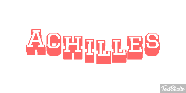 Achilles Text effect