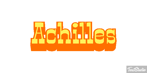 Achilles Text effect