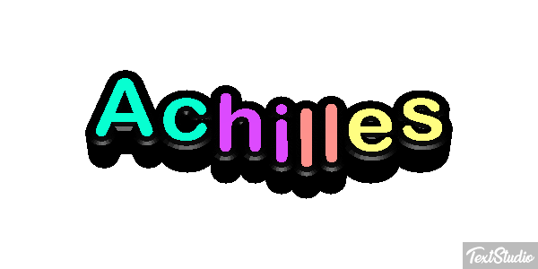 Achilles Text effect