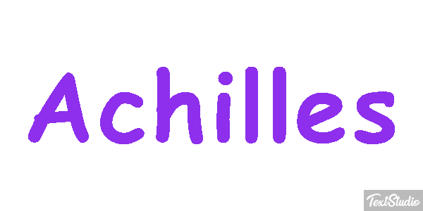 Achilles Text effect