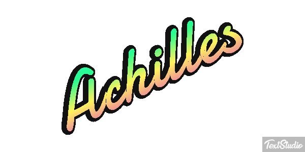 Achilles Text effect