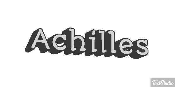 Achilles Text effect