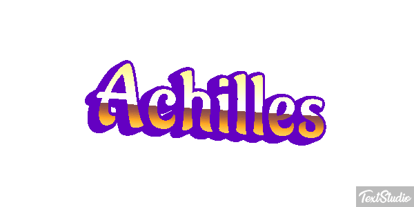 Achilles Text effect
