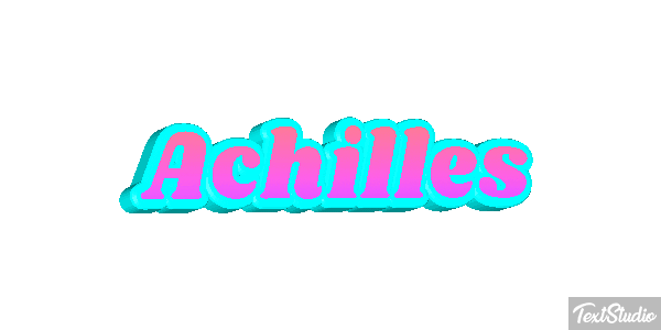Achilles Text effect