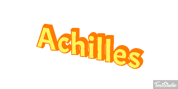 Achilles Text effect