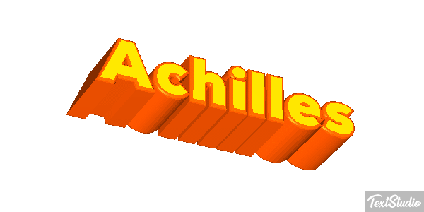 Achilles Text effect