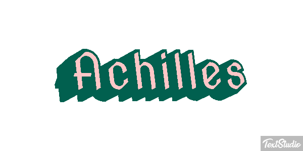 Achilles Text effect