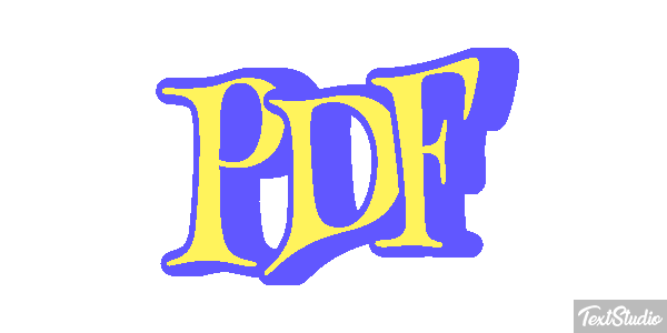 PDF Текстовый эффект