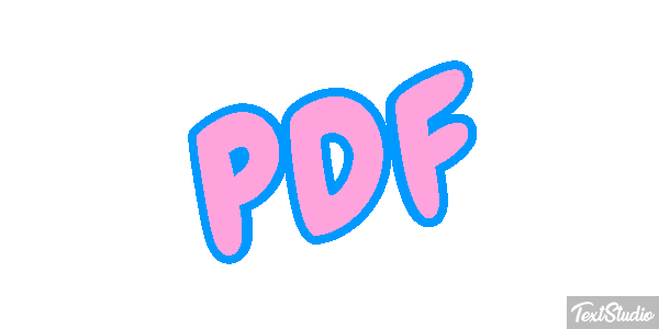 PDF Текстовый эффект