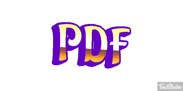PDF Текстовый эффект
