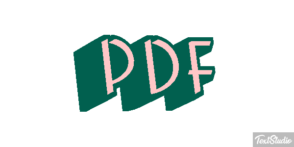 PDF Текстовый эффект