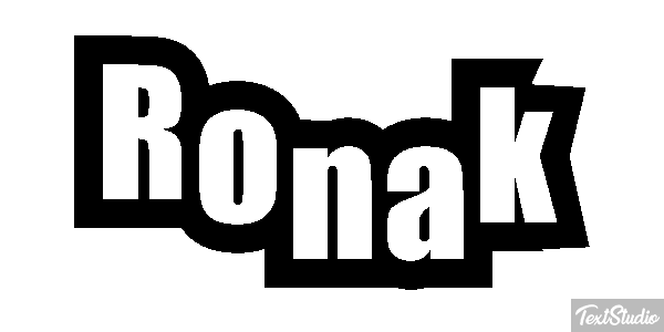 Ronak テキスト効果