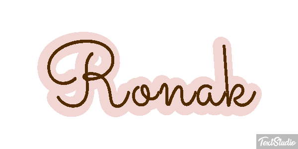 Ronak テキスト効果