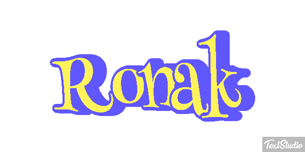 Ronak テキスト効果