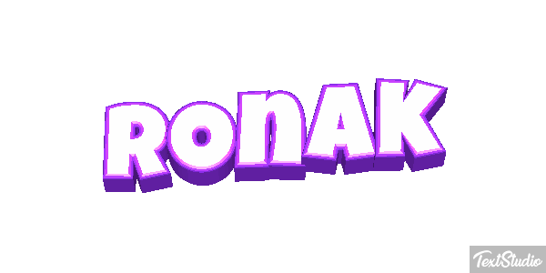 Ronak テキスト効果