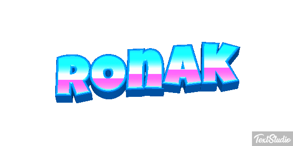 Ronak テキスト効果