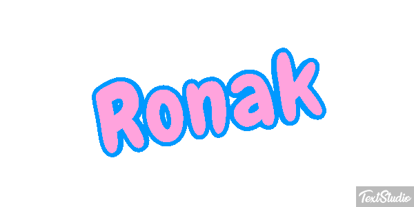 Ronak テキスト効果