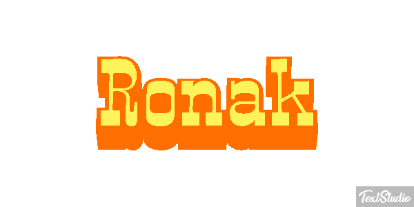 Ronak テキスト効果