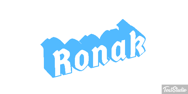 Ronak テキスト効果
