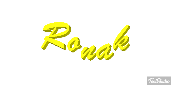 Ronak テキスト効果