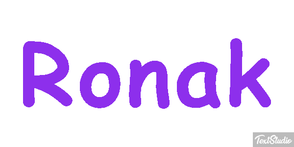 Ronak テキスト効果