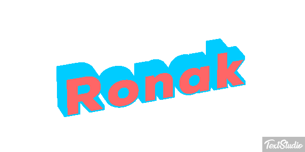 Ronak テキスト効果