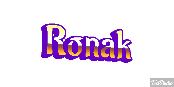 Ronak テキスト効果