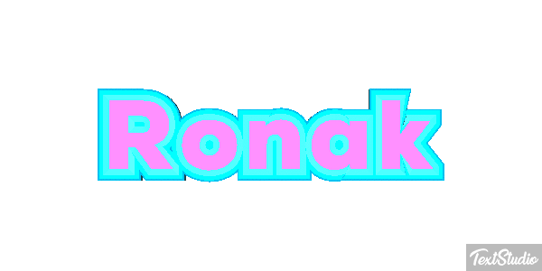 Ronak テキスト効果