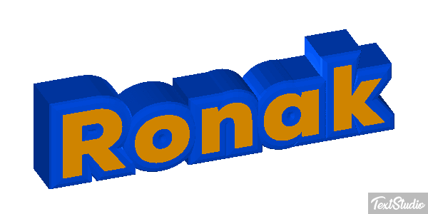 Ronak テキスト効果