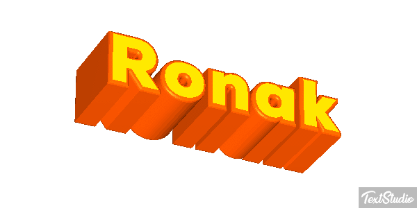 Ronak テキスト効果